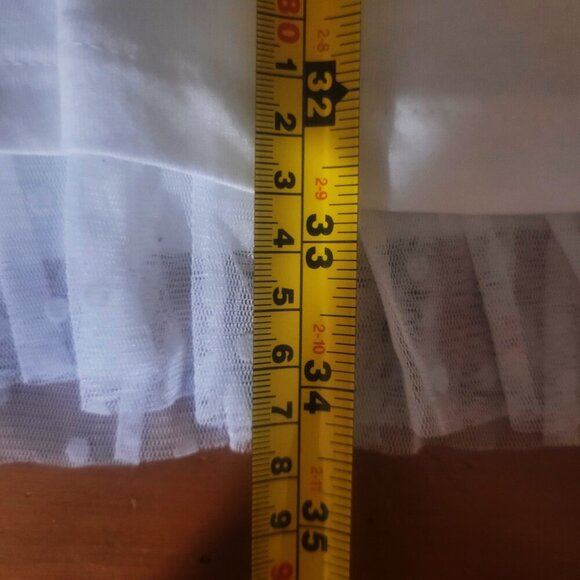 NWOT! World Wide Love White Sleeveless Cotton Knit Lace Overlay Dress - Size S - Picture 12 of 12